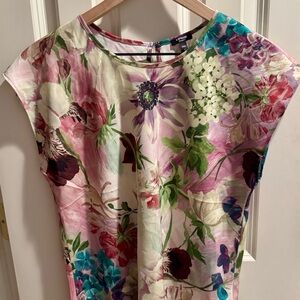Express Floral Crew Neck Gramercy Tee